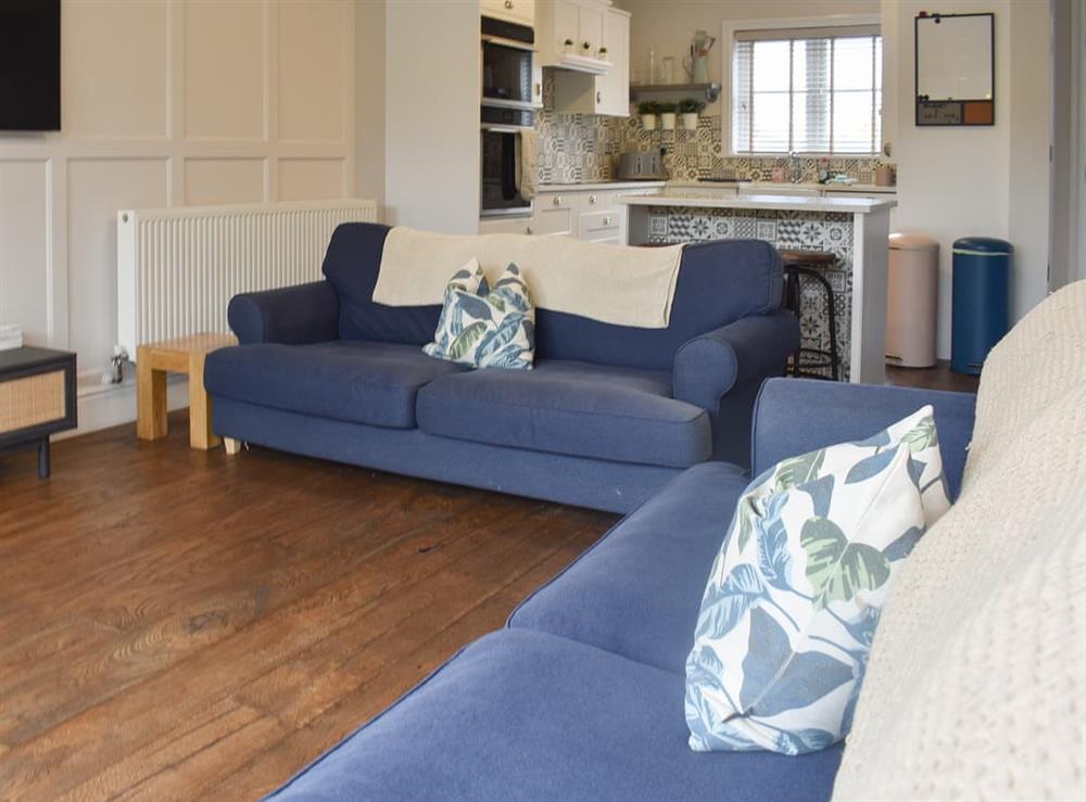 Living area at Lavender Lodge in Shanklin, Isle of Wight