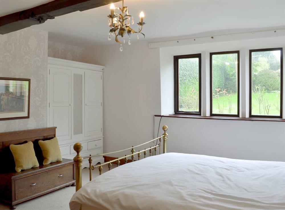 Spacious double bedroom at Rose Cottage, 