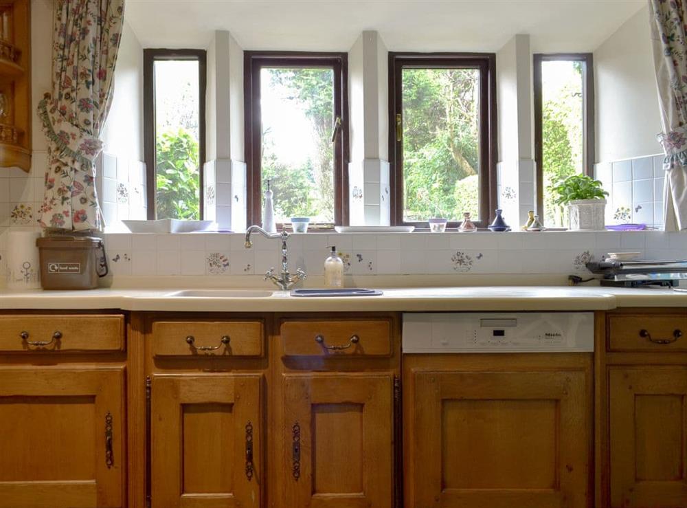 Well equipped kitchen at Wisteria Cottage, 