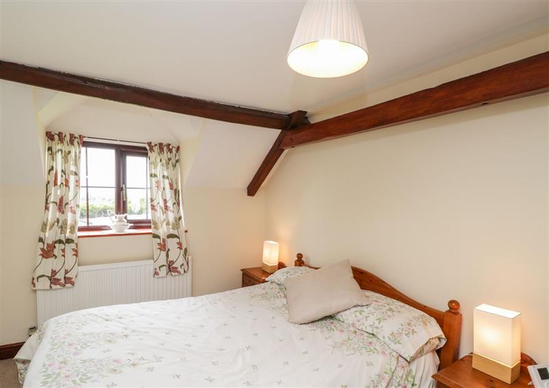 One of the bedrooms at Lawn Farm Cottage, Churcham near Gloucester