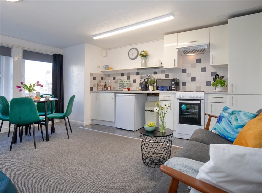 Open plan living space at Lawnside in Paignton, Devon