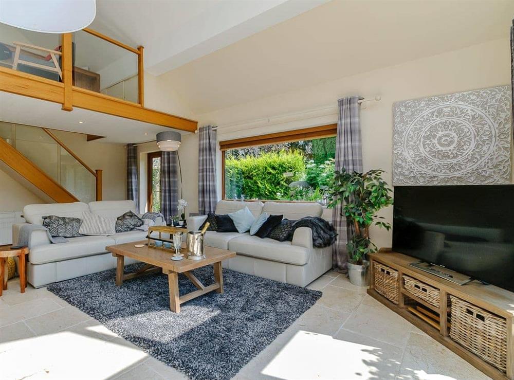 Stylishly furnished living area at Lawnswood in Brompton-by-Sawdon, North Yorkshire