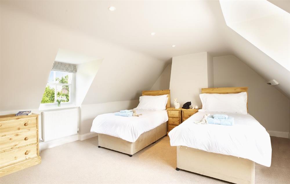 Twin bedroom 3’ zip and link beds at Laylands, Wells-next-the-Sea