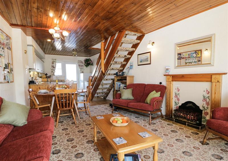 The living room at Lazey Cottage, Haverigg