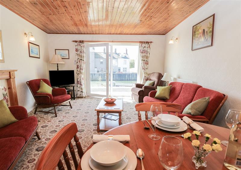 This is the living room at Lazey Cottage, Haverigg