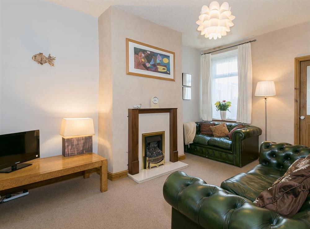 Attractive living room at Lazy Cottage in Haverigg, near Millom, Cumbria