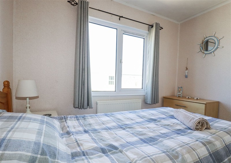 One of the bedrooms at Lazy Days, St Merryn