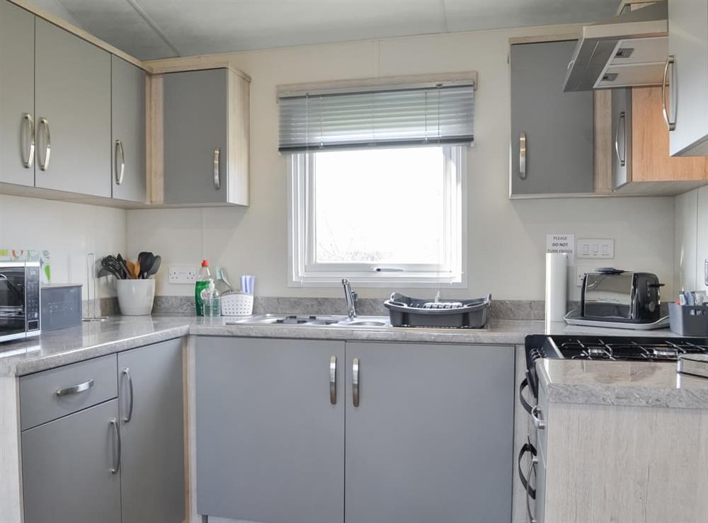 Kitchen at Lazy Daze in Carnaby, near Bridlington, North Humberside