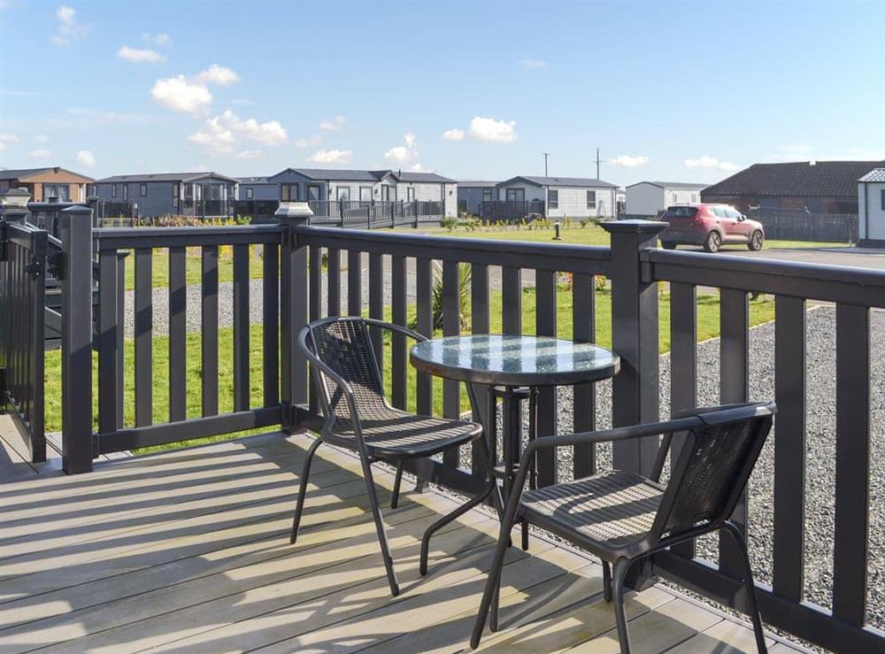 Terrace at Lazy Daze in Carnaby, near Bridlington, North Humberside