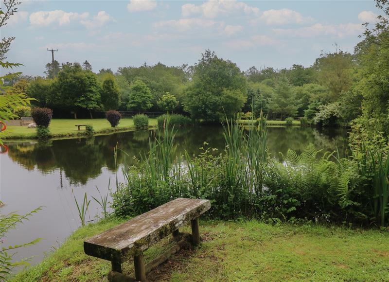 The setting of Lazy Trout Caravan