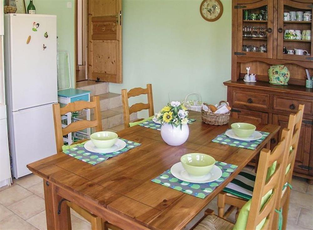 Kitchen at Le Cottage Rural in Saint-Agne, Dordogne and Lot, France