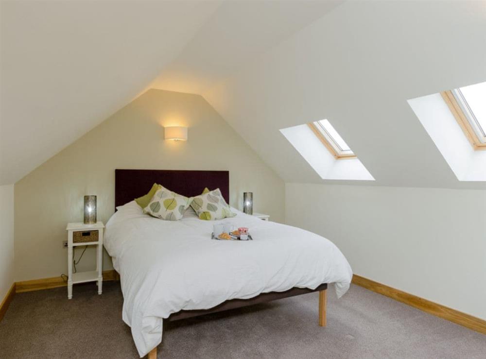 Double bedroom at Swallow Cottage, 