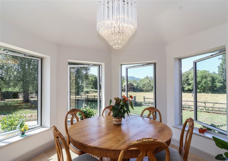 The dining area at Leafield Cottage, Brockworth
