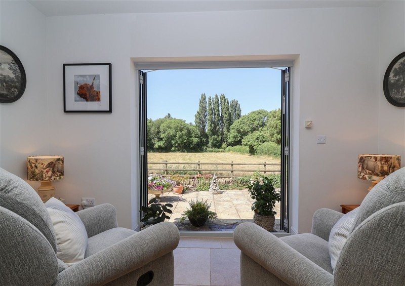The living area at Leafield Cottage, Brockworth