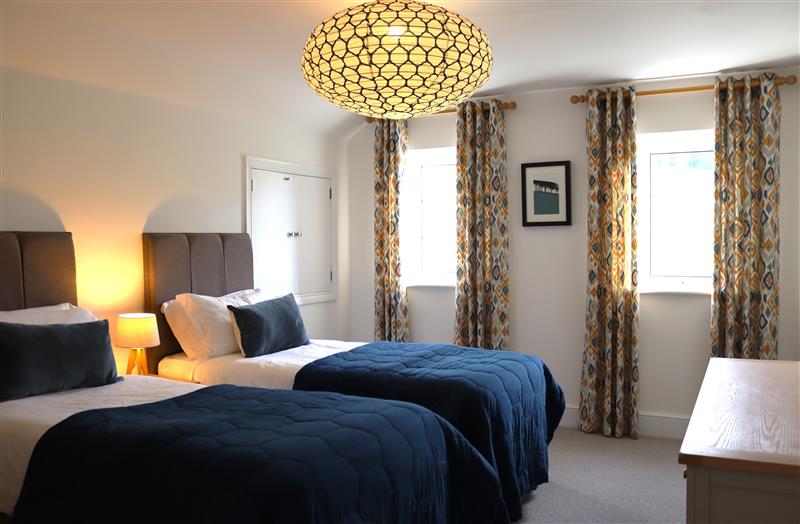 One of the bedrooms at Leafield House, Upper Seagry