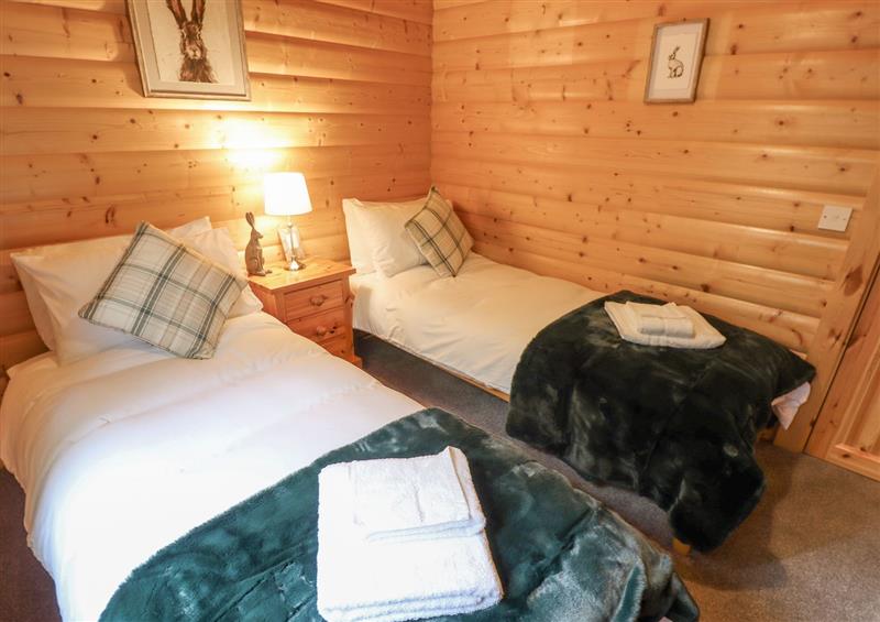 This is a bedroom at Leafy Hollow Lodge, Louth