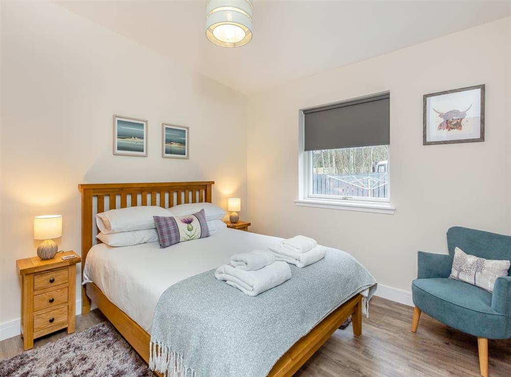 Double bedroom at Learag in Culbokie, near Dingwall, Ross-Shire