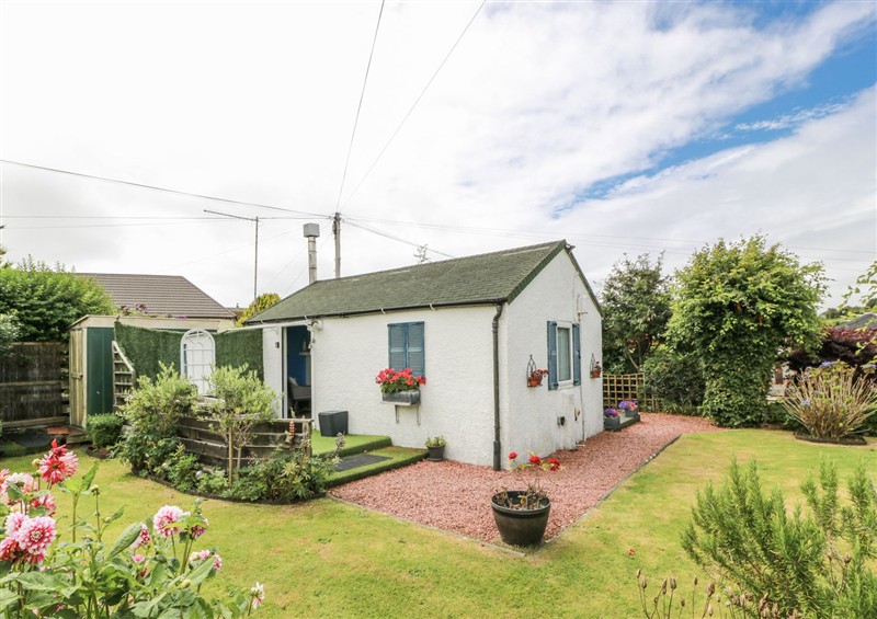 Outside Learig Cottage at Learig Cottage, Girvan