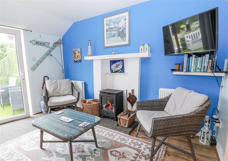 Relax in the living area at Learig Cottage, Girvan