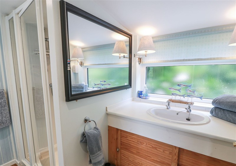 This is the bathroom at Learig Cottage, Girvan