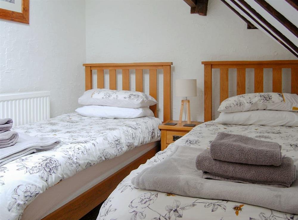 Twin bedroom at Shire Cottage, 