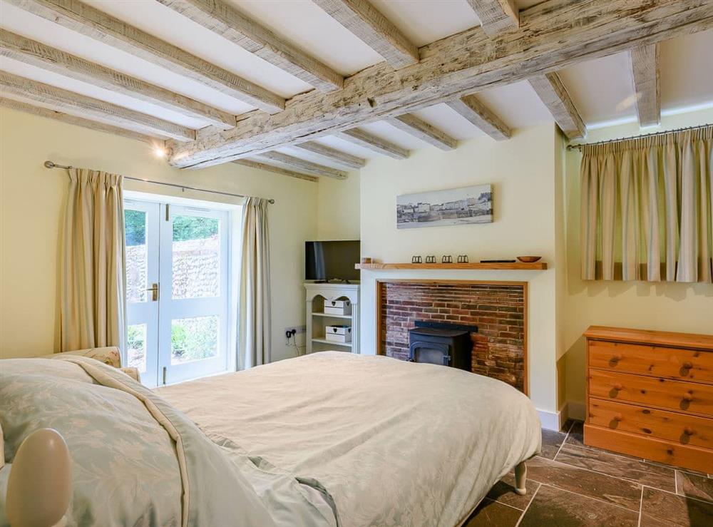 Sumptuous double bedroom at Leatherpool Place in Wiveton, near Holt, Norfolk