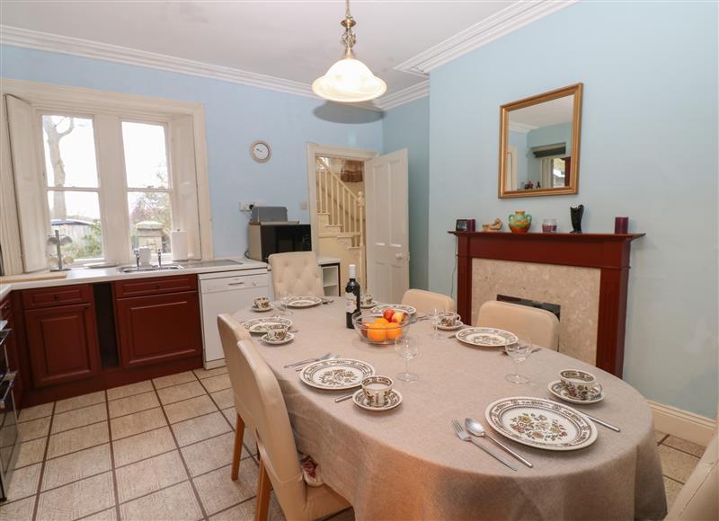 The dining area at Leazes Cottage, Durham