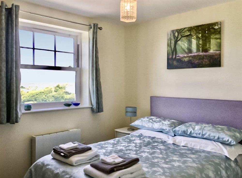 Double bedroom at Leddon Lodge in Welcombe, Devon