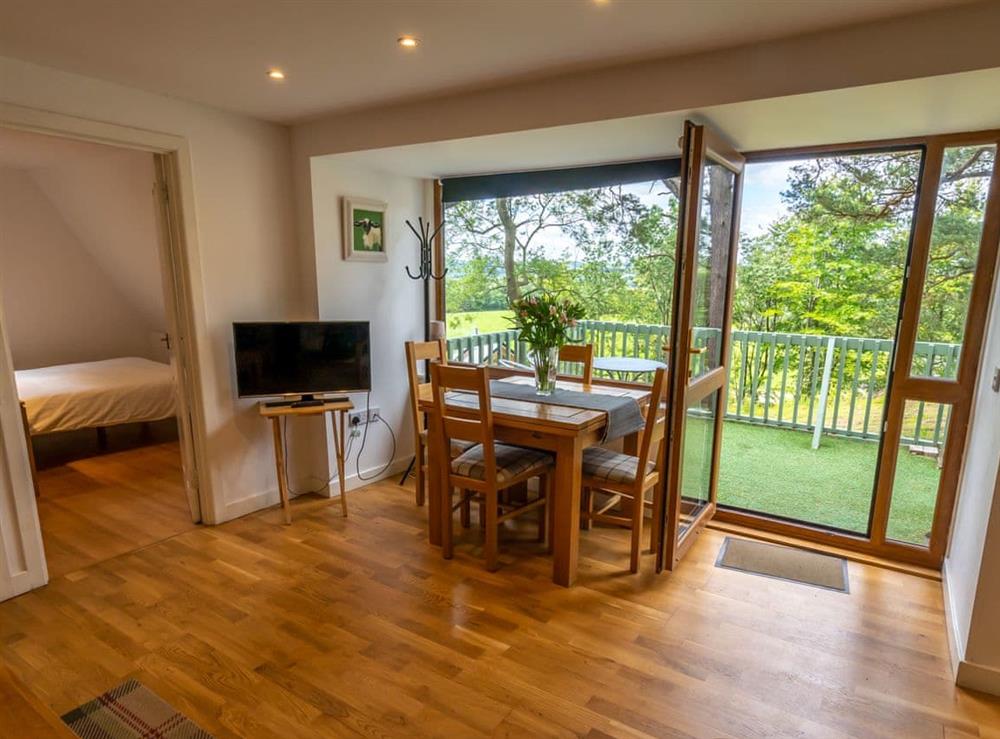 Open plan living space at Ledi in Linlithgow, near Edinburgh, West Lothian