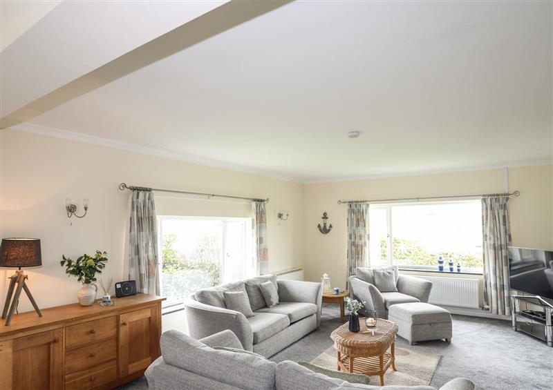 The living area at Lee Bank, Abersoch