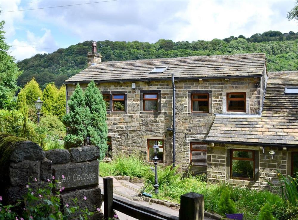 Exterior at Lee Cottage in Heptonstall, near Hebden Bridge, West Yorkshire