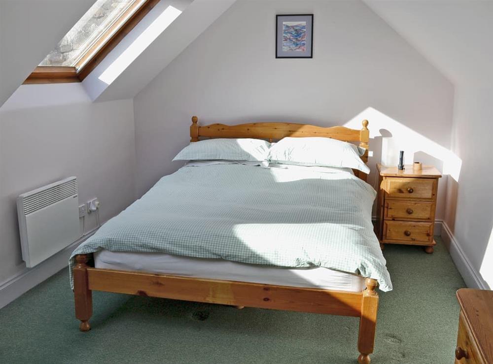Double bedroom at Lee Cottage in Holy Island, Northumberland