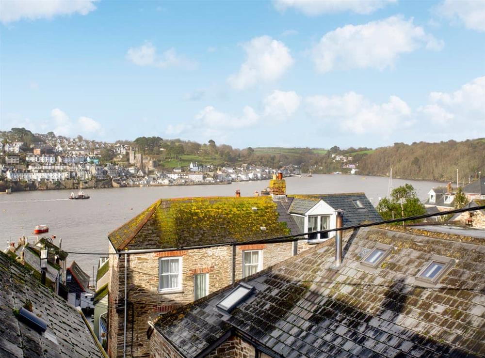 View at Lee House in Fowey, Cornwall