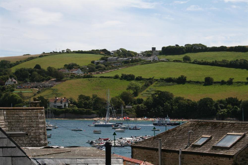 View of Salcombe estuary from the living area at Lee Shore in 88 Fore Street, Salcombe