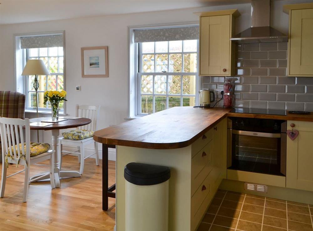 Kitchen area at Lee View in Longframlington, near Rothbury, Northumberland