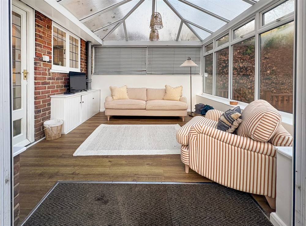 Sun room at Leeds Castle Cottage in Maidstone, Kent