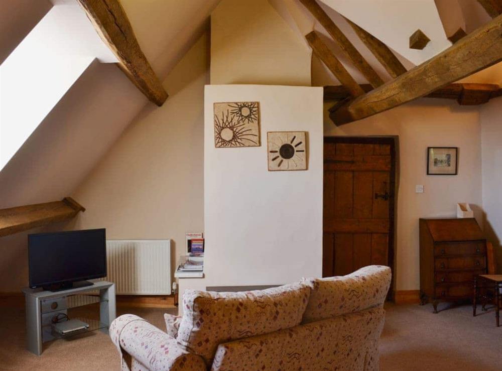 Living room at Lees Farm Apartment in Walcot, Shropshire