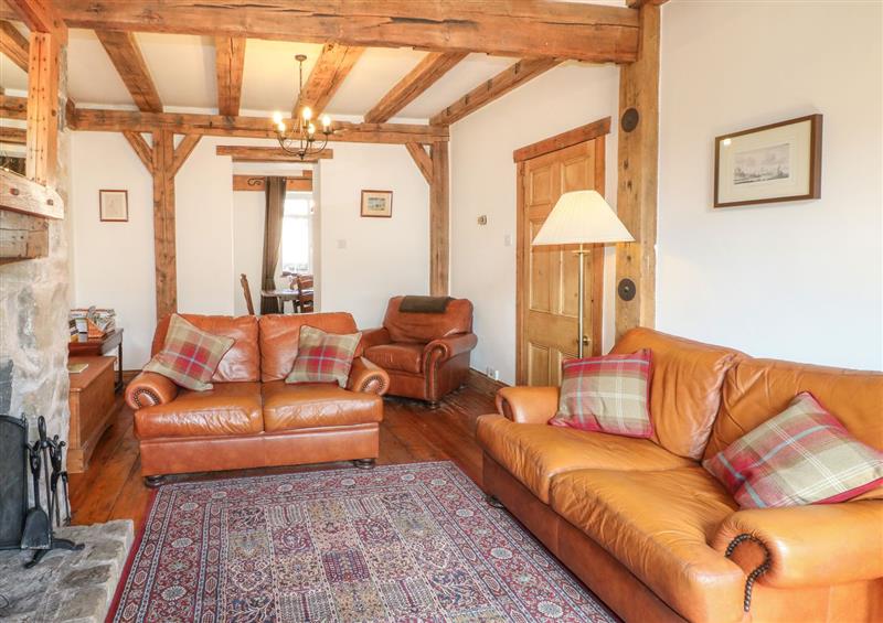 The living room at Lees Moor Cottage, Rowsley