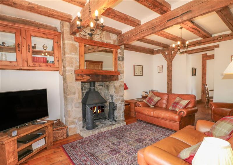 This is the living room at Lees Moor Cottage, Rowsley