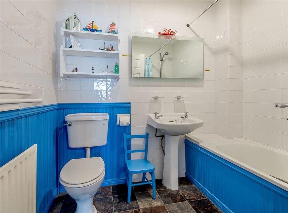 Bathroom at Leeward Cottage in Wells-next-the-Sea, Norfolk, Great Britain