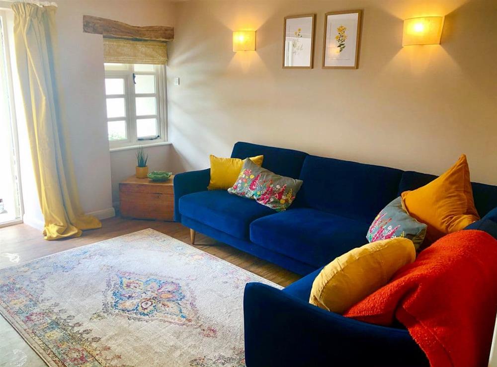 Living area at Lemon Cottage in Bickington, Devon