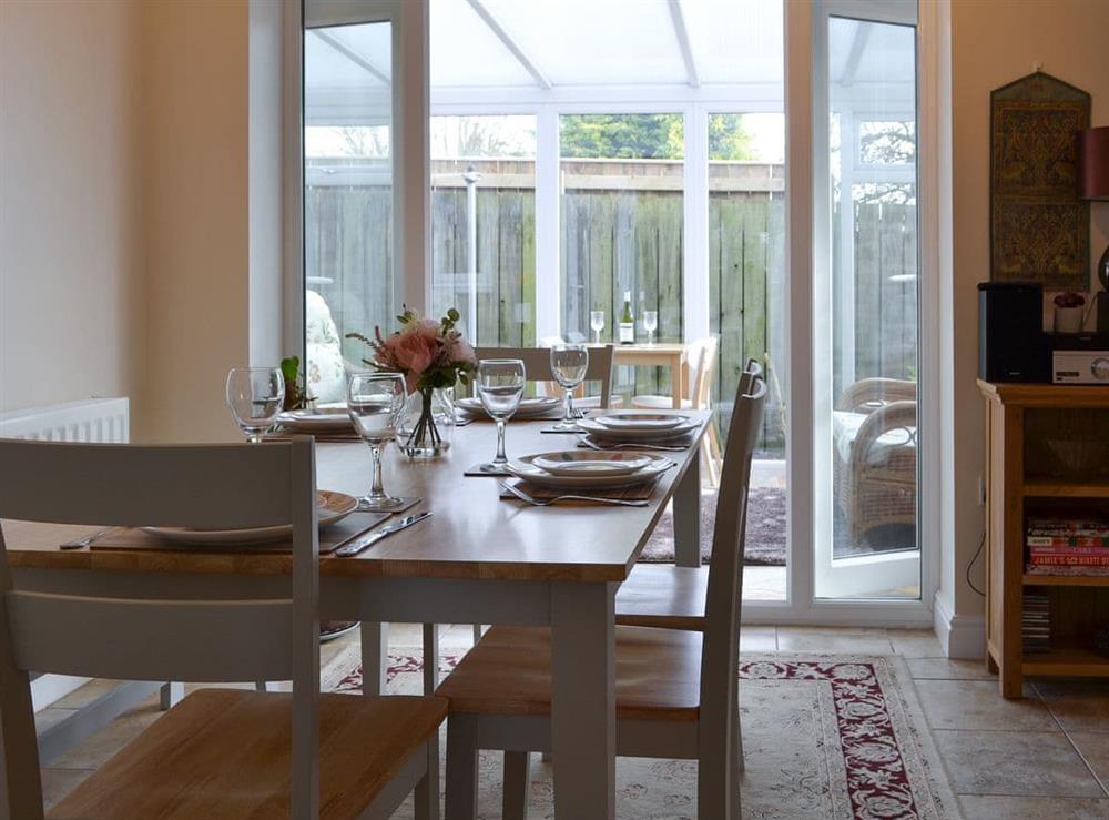 Dining area at Lena Court in Kilham, near Driffield, North Humberside