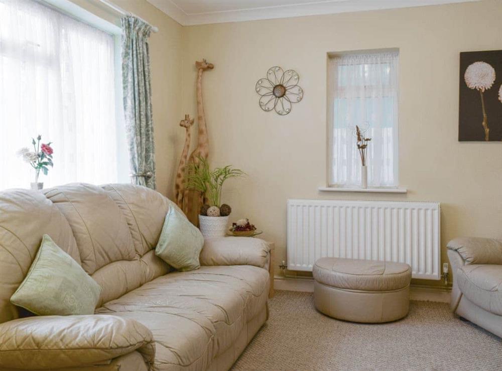 Attractive living room at Lenas Lodge in Camer’s Green, Berrow, near Malvern, Worcestershire