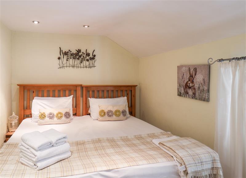 This is a bedroom at Lenas Lodge, Easington