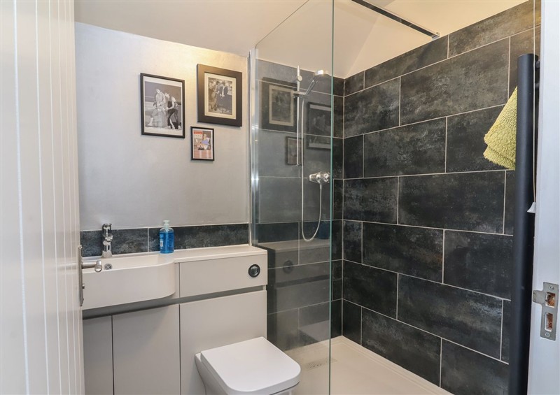 The bathroom at Lennys Place, Watchet