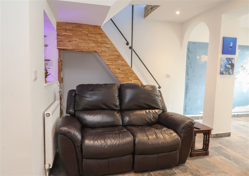 The living room at Lennys Place, Watchet