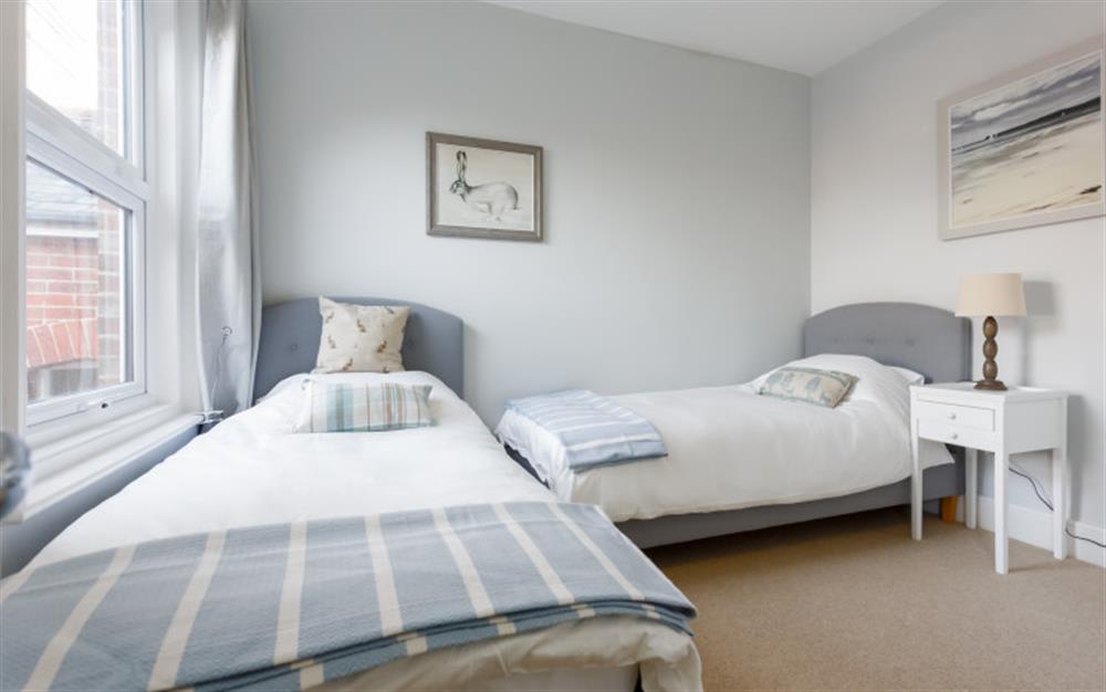 One of the bedrooms at Lentune Cottage in Lymington