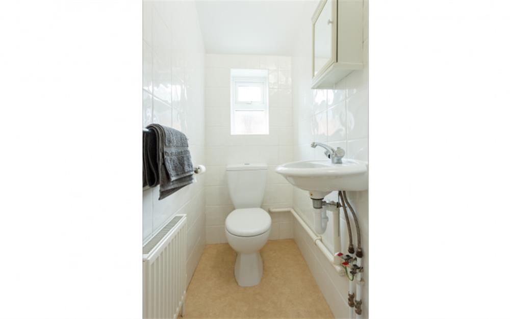 This is the bathroom at Lentune Cottage in Lymington