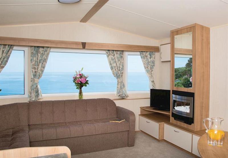 Savoy Plus Caravan at Leonards Cove in Stoke Fleming, Dartmouth, Devon