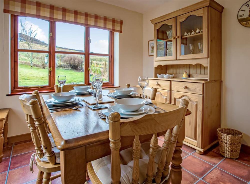 Dining Area at Lephin Cottage in Portree, Isle Of Skye